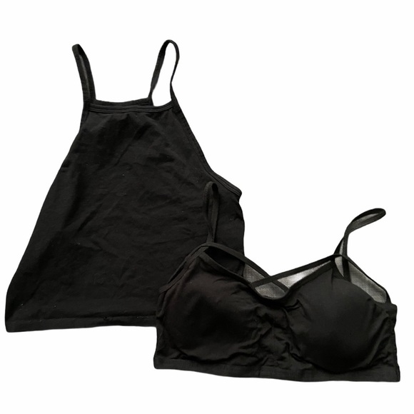 H&M Tops - 🔴 Black Crop Top Bundle Size Small